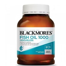 블랙모어스 냄새없는 피쉬오일 1000mg 400캡슐, 4개