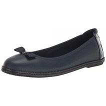 Anne Klein 엠버 발레 플랫 블랙블랙, 6.5, Navy