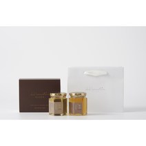 청도자연애 천연 벌꿀 답례품 선물세트160g x 2(아카시아꿀 야생화꿀 밤꿀 벌화분), 불필요, 아카시아+벌화분