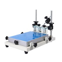 실크스크린 인쇄기 작업 테이블 스크레이퍼 티셔츠 옷 각인기 라벨 프린팅기, 06. 대형 주조 알루미늄 590x440mm