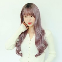 가발매니아 미드나잇 클래식퍼플 뿌염 69cm 더썸위그 통가발 (하이소프트사), 클래식퍼플(뿌염)