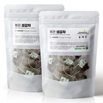 늘해찬 국산 볶은 생강차 티백 전통차 허브차 삼각티백 대용량, 100개입, 1g