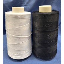 혜인천 4000m 날라리사 재봉실 울스판실 블랙 화이트, 1개