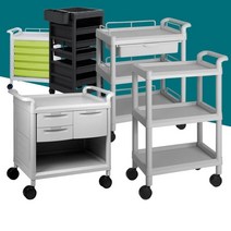 학교 실험실 연구소 이동카트 트롤리 식당카트 배식 갈비집 홀카트 청소, 1개, CART-201J