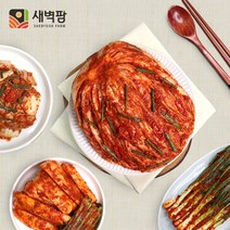 새벽팜 전라도 국산 100% 맛보기 1kg 배추김치 보쌈 갓 묵은지 총각, 백김치1kg