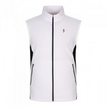 까스텔바작 남성 스트레치 배색 집업 베스트_BGAMVT201