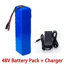 LiitoKala 48V 26ah 48V 배터리 리튬 배터리 팩 48V 26AH 2000W 전기 자전거 배터리 50A BMS + 54.6V 2A 충전기 내장|배터리 팩|, 1개, 단일, 단일