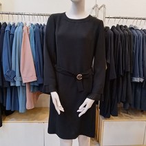 프로그램 NC해운대점 95 파격할인 레이스 벨트 금속장식 소매프릴 원피스P191O043-1