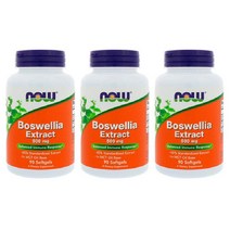 Now foods 나우푸드 보스웰리아 추출물 500mg 90 소프트젤 3개 세트