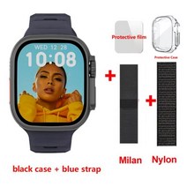 스마트워치 849mm 420*485 NFC 리로지오 intente PK ZD8, Black-B-milan-N_49mm