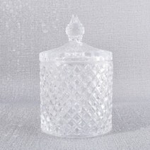 캔들이케아 불꽃 캔들용기-투명