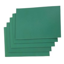 Ursmart 5Pcs 조각 고무 판 고무 시트 조각 판화 고무 판자 조각 삽화 만들기 인쇄 잉크 스탬프 블록 고무 판, 21x29cm, 녹색