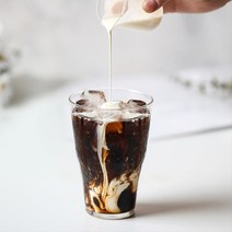 내열 강화유리 소재 데일리 유리컵 유리머그 카페잔 집들이선물 찻잔, 단일