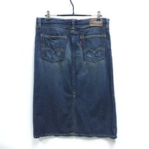 가다컴퍼니 LEVIS 리바이스 H라인 미디엄 데님스커트 청치마 C771