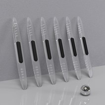 코믈리 자동차 정전기 문콕방지 도어가드, 투명 6P, 6개