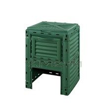 대용량 퇴비통 음식물쓰레기 정원 퇴비함 퇴비통 정원 안뜰 상자 300L 잎 유기 비료 발효 탱크 주방 쓰레, 02 Green