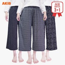 아킵 촉감 좋은 홈웨어 밴딩 잠옷 사계절팬츠 3종