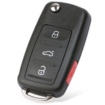 Beefunny 315MHz ID48 칩 1K0 959 753H 교체용 완전 원격 키 31 버튼 폭스바겐 (1), 1