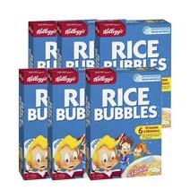 켈로그 라이스 버블 시리얼 250g Kelloggs Rice Bubbles Cereal, 6팩