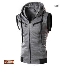 스타1(STY1) 여성 여자 민소매 캐주얼 후드 티셔츠 집업 학생 여행 런닝 운동복 요가 헬스