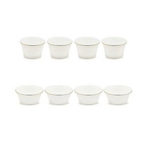 [한국도자기] 골드 사각 공기 대접 8p