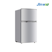 진우전자 소형 미니 실버냉장고 JWBCD-95 85L 원룸 사무실 보조, 실버