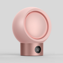 마카롱 가정용 미니 온풍기 탁상용, 화이트