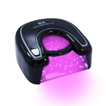 레드 라이트 무선 led 네일 램프 충전식 리튬 배터리 uv led 네일 램프 전문 치료 48w uv led 램프 usb 포트, 498r ​​블랙, 영국
