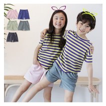 플레이몰 컬러풀 아동반바지
