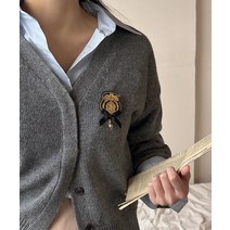 앤틱 골드 와팬 리본 브로찌 (무료배송)