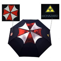 골프 스포츠 우산 Biohazard Resident Umbrella Corporation Parapluie Rain Men 3 접이식 수동 파라과 아저씨 아이템