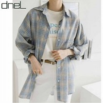 드넬 언발오버체크남방DWB22335A