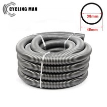 내경 38mm 호스 청소기 스레드 빨대 공장 벨로우즈 튜브 부드러운 파이프 액세서리, 10 Gray-2 m