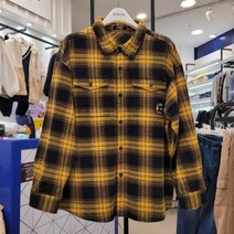 [더센트럴] 에꼴리에 스트릿 체크 스냅 셔츠 21D5332