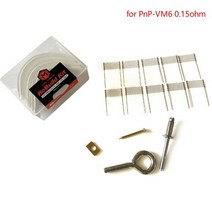 코일 PnP VM6 용 DIY 메쉬 히팅 와이어 리빌드 키트 0.15 Ohm VINCI RPM 0.3/0.4/0.6ohm 교체용 증발기 도구
