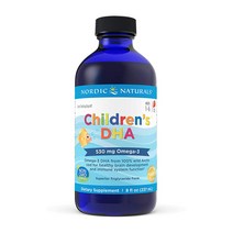 노르딕내츄럴스 칠드런스 DHA 어린이 오메가-3 530mg 스트로베리, 237ml, 1개