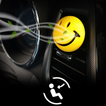 차량 인테리어 입체적 스마일 차량용 방향제 프리미엄 퍼퓸 오일, 크란베리