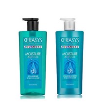 600ml 케라시스 모이스춰 샴푸 트리트먼트 미용실 트러블 두피세정 모발보호 순한 윤기 머릿결 저자극