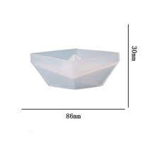 토끼몰드 석고방향제몰드 곰돌이몰드 기도 선박 실리콘 금형 3D 종이 보트 비누 향기로운 양초 홈 장식 공, 01 ship, 01 random color