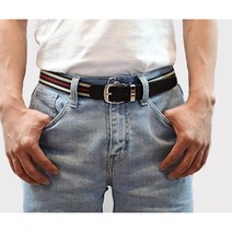 젠틀안트 남자 패션 스판 청바지 벨트 그레이&퍼플 3색 SSB-011