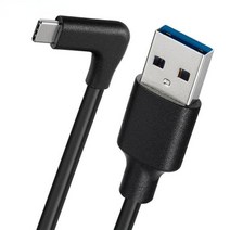 USB 3.2 Gen 2 케이블 엘보 10Gbps 3m 오큘러스 퀘스트 1/2 VR 링크 타입 A to C 고속 충전 카메라 라인, 01 1m