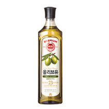 해표 압착 올리브유, 900ml, 3개