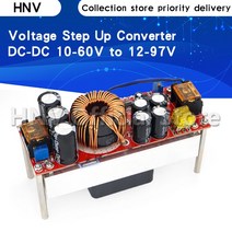 전원공급장치 DCDC 1500W 30A 전압 스텝 업 컨버터 부스트 CC CV 전원 모듈 정전류 1060V 1297V