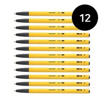 모나미 153 볼펜 / 12개묶음상품 3개묶음상품 / 블랙 블루 레드 / 0.5mm 0.7mm 1.0mm/ 유성볼펜 모나미볼펜153 모나미볼펜 필기감이좋은볼펜, 1.0mm, 블랙_12개묶음상품