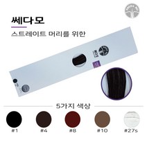 쎄다모 헤어증모가발/증모술재료, 1번)블랙, 1개