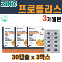 뉴질랜드 프로폴리스 벌꿀 폴리폴리스 플로폴리스 ZINC 아연 기관지복합식품 환절기 면역력에좋은음식 항산화 음식 영양제 정상적인 세포분열 비타민이