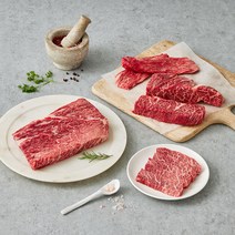 육식파 고마블 와규 모듬세트 MB8-9+ 800g 갈비본살 업진살 양지국거리
