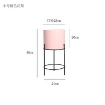 철재화분다이 원목화분선반 정리대모던하고 심플한 꽃꽂이 패션 연철 식물 선반 견고한 구조 화분 스탠드, 03 Black Shelf Small