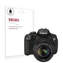 기타 바보사랑[스코코]캐논 EOS 650D 용 카메라 액정보호필름 (2매), EOS650D_올레포빅(2매)