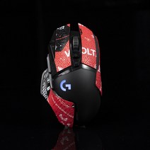 Topsky 마우스 스티커 Btl 땀 흡수 스티커 Logitech G502 영웅 Se 펑크 마우스 미끄럼 방지 스티커 유선 무선, 블러디, 하나